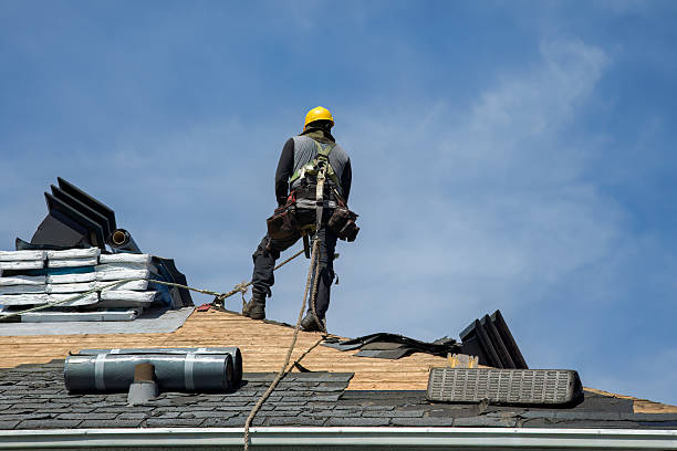 Professional Roof Replacement technician working in Minot, MA
